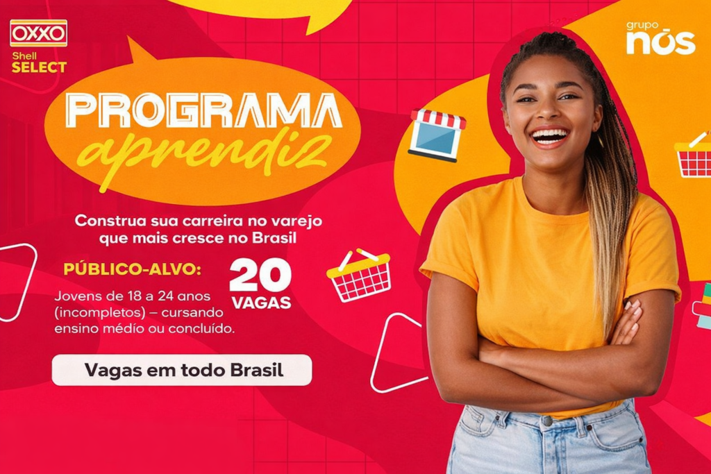 OXXO Brasil Jovem Aprendiz: Varejo e Operações OXXO Brasil Jovem Aprendiz
