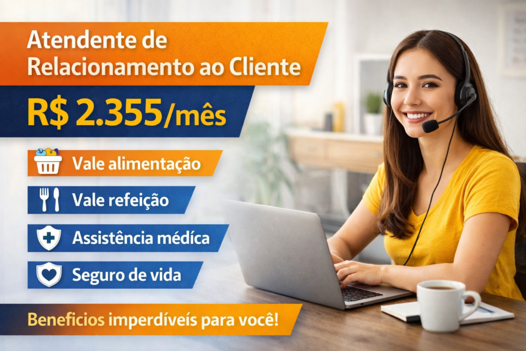 Vale Saúde abre vaga para Atendente de Relacionamento ao Cliente